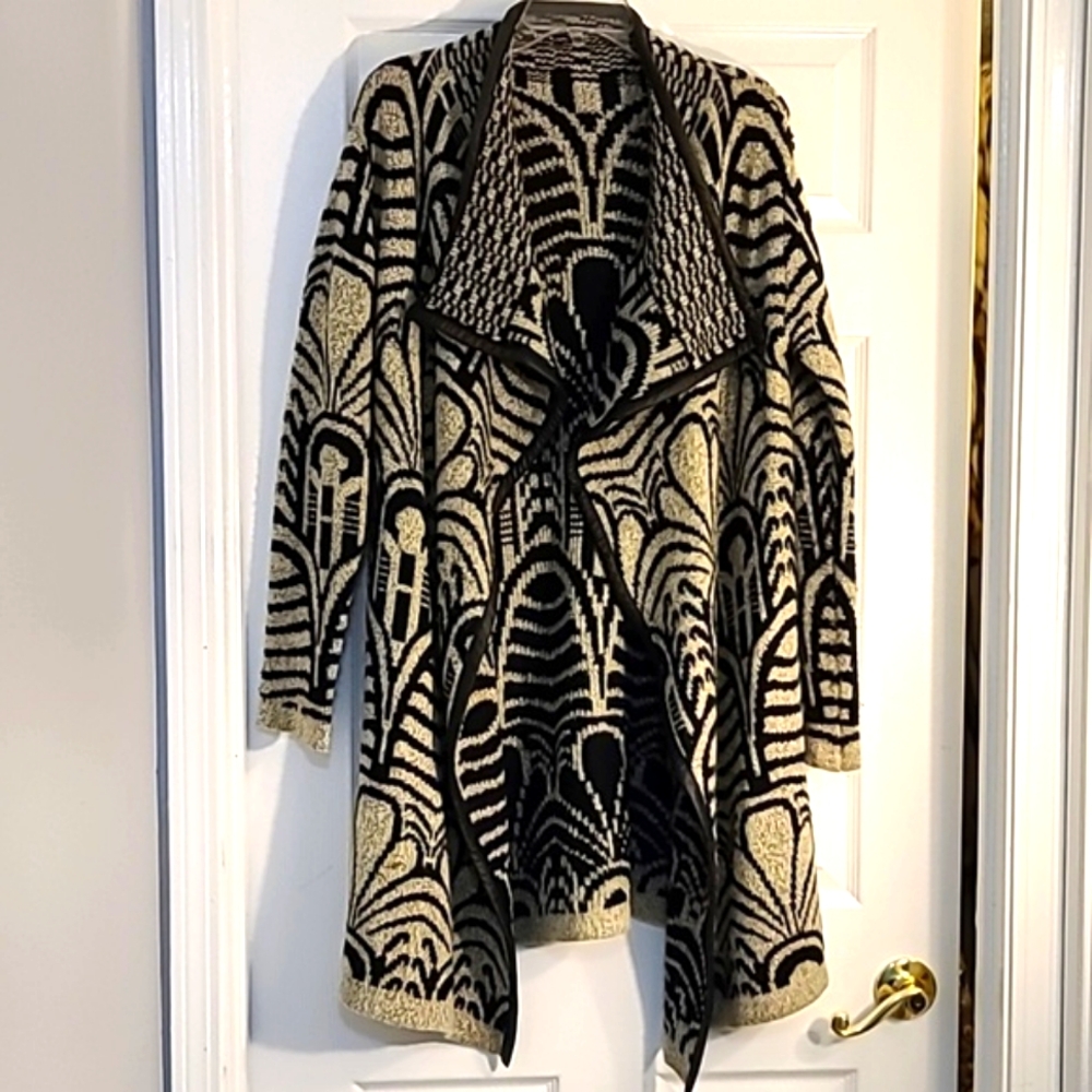 Akira Chicago women's reversible sweater cardigan.